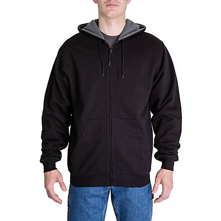 Ridgecut Men's Fleece-Lined Zip-Front Hooded Sweatshirt
