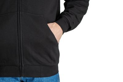 Image showing  Men's Fleece-Lined Zip-Front Hoodie