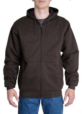 fleece lined zip up sweatshirt