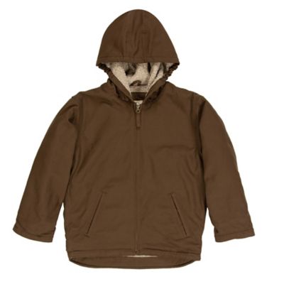 New GYMBOREE Boy's XS 3T 4T 4 Winter Hooded Jacket Coat Brown Mountain Lodge ~ 