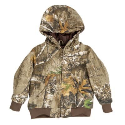 Blue Mountain Toddler Quilt-Lined Camouflage Hooded Jacket
