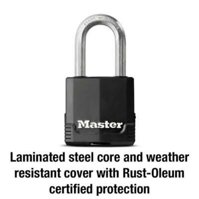 Image showing  1-1/2 in. Shackle Magnum C Steel Padlock, Keyed Alike