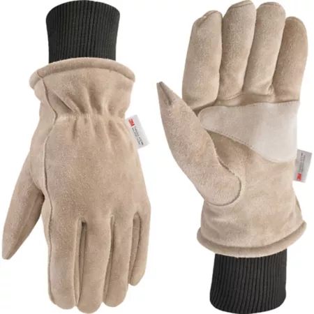 Wells Lamont Men's HydraHyde Split Cowhide Insulated Work Gloves 1 Pair Work Gloves