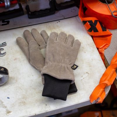 Image showing  Men's HydraHyde Insulated Split Cowhide Cold Weather Work Gloves, 1 Pair