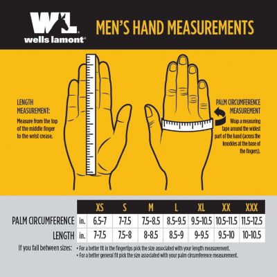Image showing  Men's HydraHyde Insulated Split Cowhide Cold Weather Work Gloves, 1 Pair