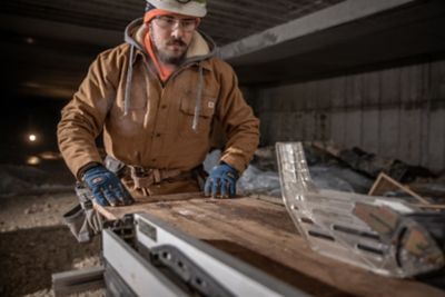 Image showing  Men's FX3 Extreme Dexterity Synthetic Leather Winter Work Gloves, Large, Blue, 1-Pair