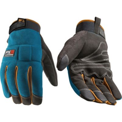 Wells Lamont FX3 Extreme Dexterity Winter Work Gloves, 1 Pair, Blue, Large