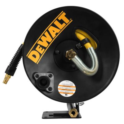 Image showing 5 th DEWALT 3/8 in. x 50 ft. Manual Rubber Hose Reel, 300 PSI