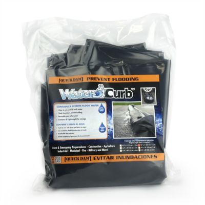 Image showing  10 in. x 5 ft. Fillable Flood Barrier, Protects Up to 6.5 in. High