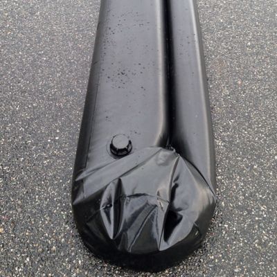 Image showing  10 in. x 5 ft. Fillable Flood Barrier, Protects Up to 6.5 in. High