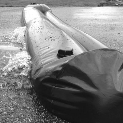 Image showing 5 th Quick Dam 10 in. x 5 ft. Fillable Flood Barrier, Protects Up to 6.5 in. High