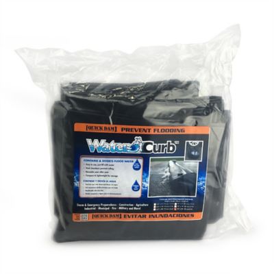 Image showing  10 in. x 20 ft. Fillable Flood Barrier, Protects Up To 10 in. High