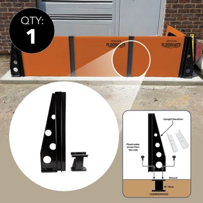 Image showing  3-Way Stanchion Set, Provides Up to 26 in. of Protection