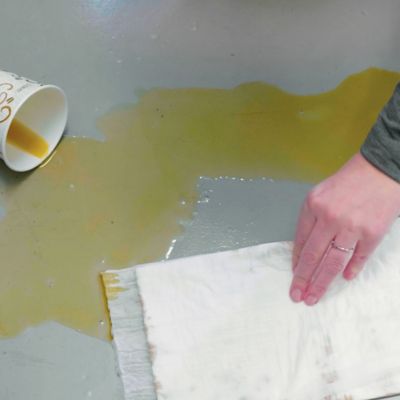 Image showing  6.75 in. x 16.5 in. Absorbent Floor Mats, 200 ct.