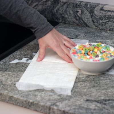 Image showing 8 th Quick Dam 6.75 in. x 16.5 in. Absorbent Floor Mats, 200 ct.