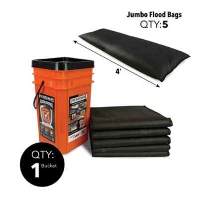 Image showing  12 in. x 48 in. x 3.5 in. Grab and Go Jumbo Flood Bag Water Bucket