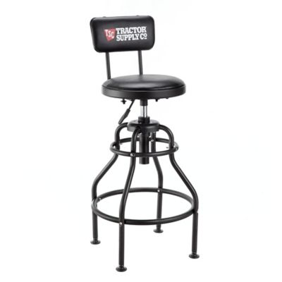 Image showing  Pneumatic Shop Stool with Backrest