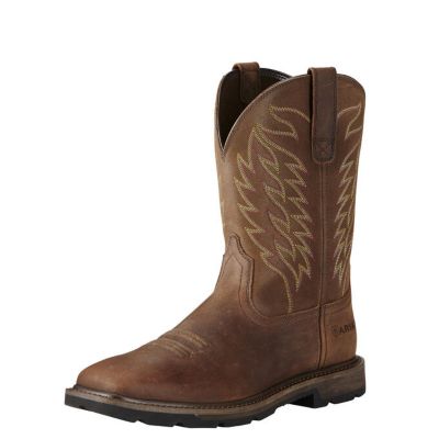 Ariat Men's Groundbreaker Wide Square Toe Work Boots at Tractor Supply Co.