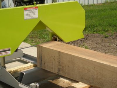 Image showing  Saw Mill with Briggs & Stratton Engine, 144 in. x 1.25 in. x 0.035 in. U.S. Lennox Blade