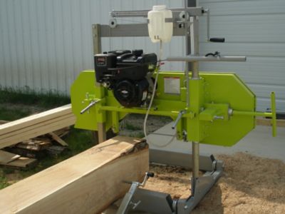 Image showing  Saw Mill with Briggs & Stratton Engine, 144 in. x 1.25 in. x 0.035 in. U.S. Lennox Blade