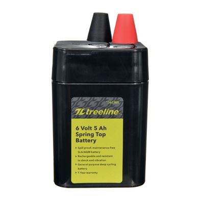 Image showing  6V 5Ah Spring Top AGM Battery