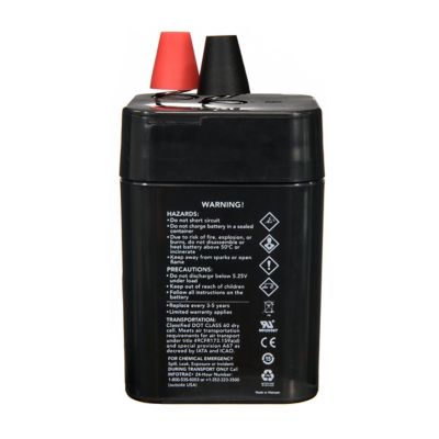 Image showing  6V 5Ah Spring Top AGM Battery