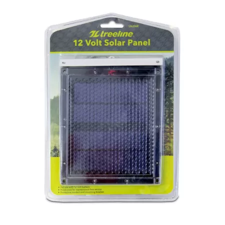 Universal Power Group Treeline 12V Solar Panel with Bracket Trail Camera Accessories