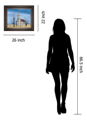 Image showing  Little House on Prairie Framed Wall Art, 22 in. x 26 in.