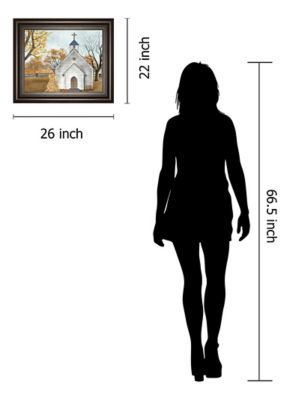 Image showing  Blessed Assurance Print Framed Wall Art, 22 in. x 26 in.