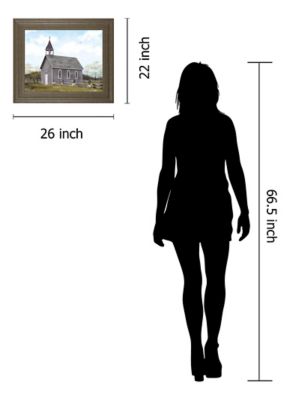 Image showing  He is Risen Print Framed Wall Art, 22 in. x 26 in.