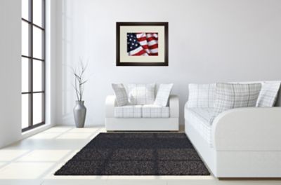 Image showing  American Flag Print Framed Wall Art, 34 in. x 40 in.
