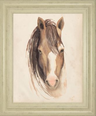 Classy Art Watercolor Animal Study Framed Wall Art, 22 in. x 26 in., White Frame