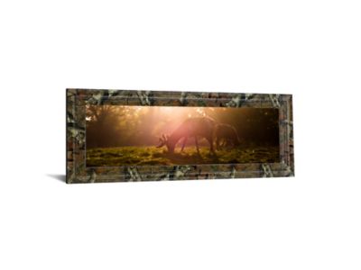 Image showing  Morning Haze Framed Wall Art Print, 18 in. x 42 in., Natures Splendor Frame