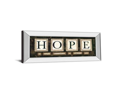 Image showing  Hope Framed Wall Art, 18 in. x 42 in.