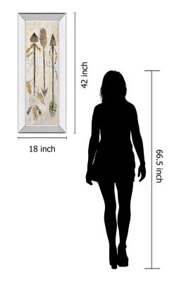 Image showing  Tribal Arrows Framed Wall Art, 18 in. x 42 in.