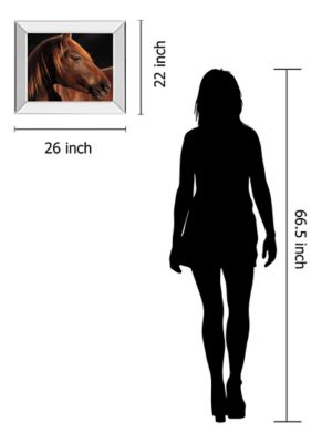 Image showing  Pretty Girl Framed Wall Art, 22 in. x 26 in.