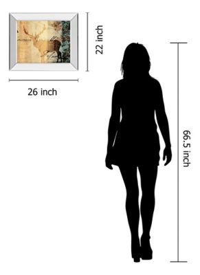 Image showing  Letter II Framed Wall Art, 22 in. x 26 in.