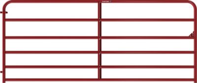 Tarter 10 ft. x 50 in. 6-Bar Economy Tube Gate, 1-3/4 in. Tube, Red