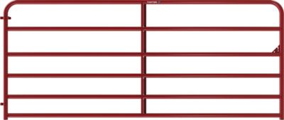 Tarter 10 ft. long, 6-Bar Economy Tube Gate, Red