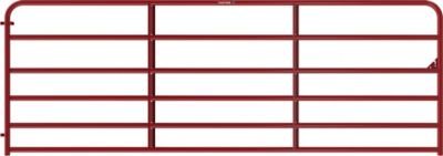 Tarter 12 ft. 6-Bar Economy Tube Gate, 51 lb., Red