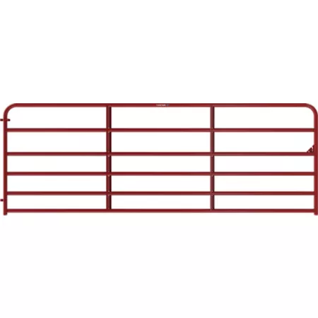 Tarter Economy 6-Bar Tube Barrier 12 ft x 50 in 1-3/4 in Tubing Red Corral Panels & Gates