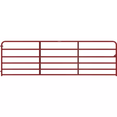Tarter Economy 6-Bar Tube Barrier 14 ft x 50 in 1-3/4 in Tubing 60 lb Red Corral Panels & Gates