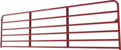 Image showing  14 ft. x 50 in. 6-Bar Economy Tube Gate, 1-3/4 in. Tube, 60 lb., Red
