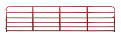 Tarter 18 ft. x 50 in. 6-Bar Economy Tube Gate, 1-3/4 in. Tube, Red