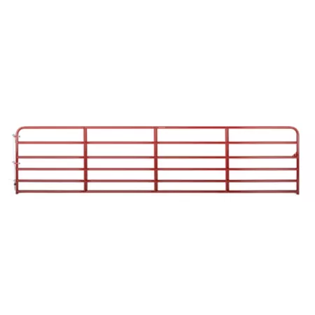 Tarter 18 ft x 50 in Economy 6-Bar Tube Barrier 1-3/4 in Tubing Red Corral Panels & Gates