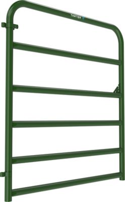 Image showing  4 ft. x 50 in. 6-Bar Economy Tube Gate, 1-3/4 in. Tube, Green