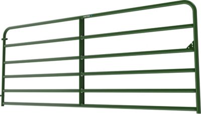 Image showing  6-Bar Economy Tube Gate, 10 ft. x 50 in., Green