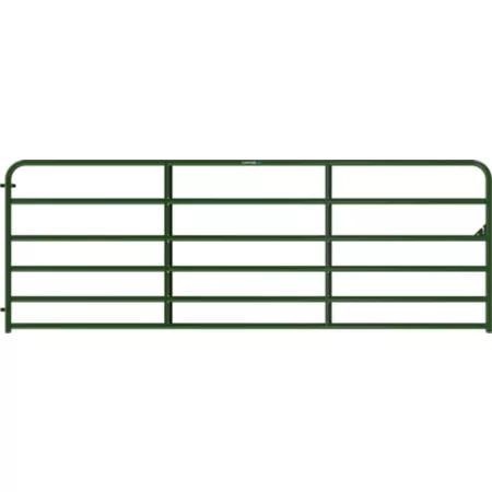 Tarter 12' x 50" Economy 6-Bar Tube Barrier 1-3/4" Tube Green Corral Panels & Gates