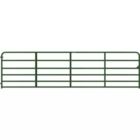 Tarter 16' x 50" Economy 6-Bar Tube Barrier 1-3/4" Tube Green Corral Panels & Gates