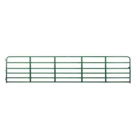 Tarter 20' x 50" Economy 6-Bar Tube Barrier 1-3/4" Tube Green Corral Panels & Gates